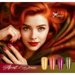 Ariel's Dream gel polish collection with 4 pcs gel pads and gift daisies