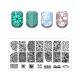 Nail printing plate 6x12cm -BC10