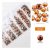 Set of 1680 crystal rhinestones in 6 sizes P21 - Amber