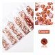Set of 1680 crystal rhinestones in 6 sizes P29 - Copper