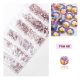 Set of 1680 crystal rhinestones in 6 sizes P34 - Pink AB