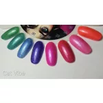 Cat Vibe gel polish collection with 8 gel polishes and a gift color display wheel