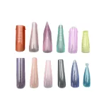 Plastic nail form, available in 12 different sets, 296 pieces