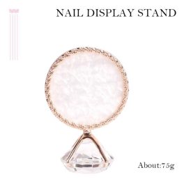   Demonstration decor washer - white with rosegold trim crystal