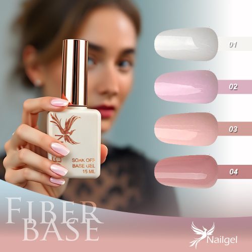 Fiber Base – 4-Piece Base Gel Polish Collection