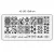 Nail printing plate 6x12cm -JQ-L02
