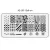 Nail printing plate 6x12cm -JQ-L05