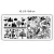 Nail printing plate 6x12cm -JQ-L16