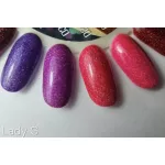 Lady G 4-piece gel polish set with- July collection -  gift daisy