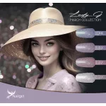 Lady G 4-piece gel polish set with- March collection -  gift daisy