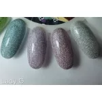 Lady G 4-piece gel polish set with- March collection -  gift daisy