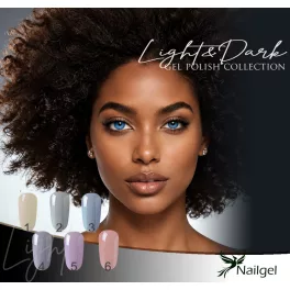   The Light Gel Polish Collection – 6 gel polishes with a free colour swatch wheel