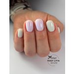 Liquid Polygel Pastel collection (6 pcs) in a pump container, with a gift effect daisy