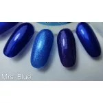 Mrs Blue gel polish collection with 8 gel polishes and a free sample display wheel (margarita).