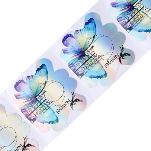 Nail art template - butterfly - 10 pieces