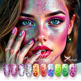 Decorative glitter set – 10 pieces