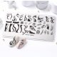 Nail stamping plate 6 × 12 cm – NNG03