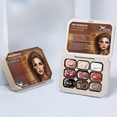 Ombre gel  - DECADENCIA collection - 9 x 1 ml