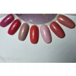 Pure Love 7 piece gel polish collection with 8th gel and daisy