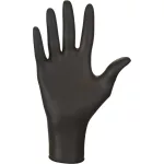 Nitrylex black powder-free nitrile examination gloves S