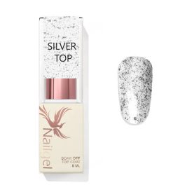Silver Top Coat – Top Coat Gel 8 ml