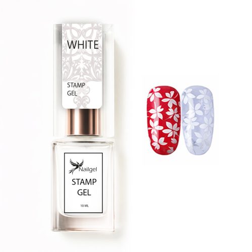 Stamping polish – Stamp gel – WHITE 10 ml