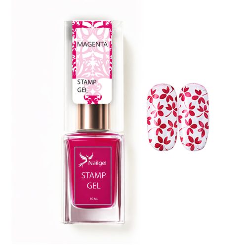 Stamping polish – Stamp gel –MAGENTA 10 ml