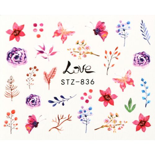 Nail flower sticker 6