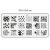 Nail printing plate 6x12cm -TO19