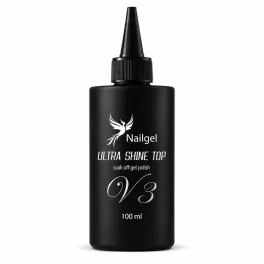 Ultra Shine Top Coat Gel - V3 100ml Refill