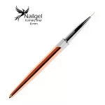 Natural-haired, 0-ish, decorative brush medium Kolinsky