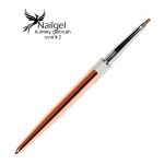 Natural-haired, curved jelly brush -2, Kolinsky