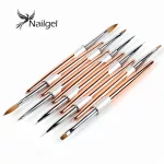 Natural-haired, curved jelly brush -6, Kolinsky