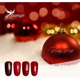 Ruby Red gel polish